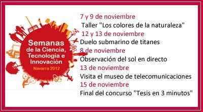 La XII Semana de la Ciencia arranca en Pamplona con más de 50 actividades